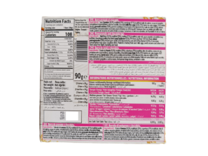 Dukan barres grenade et chocolat            Glycémia (3x30g l’unité)