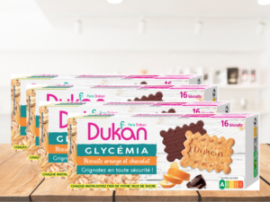 Lot de 4 Biscuits glycémia orange et chocolat